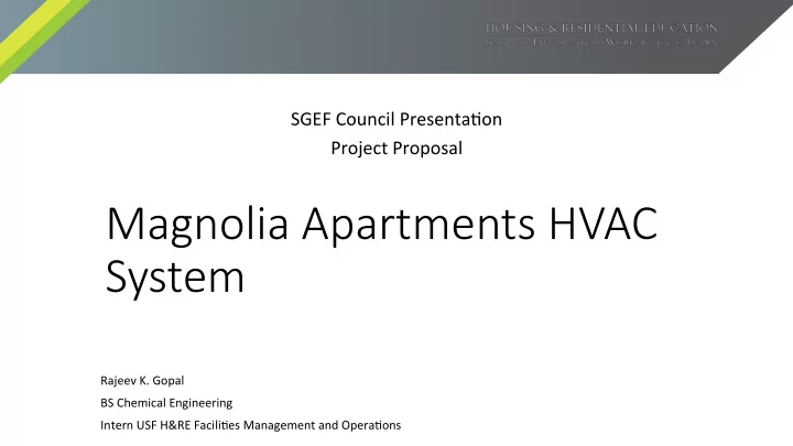 magnolia apartments hvac system