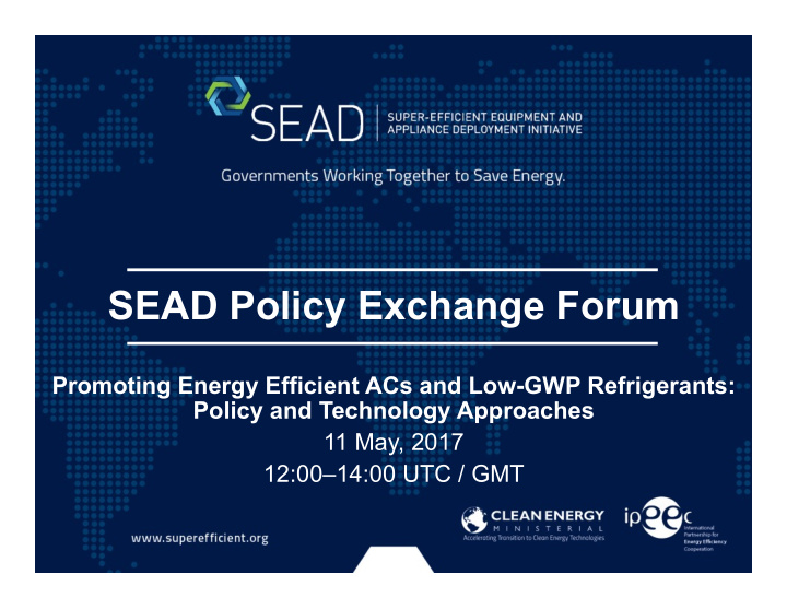 sead policy exchange forum