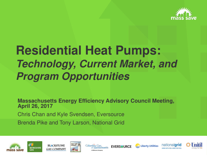 residential heat pumps