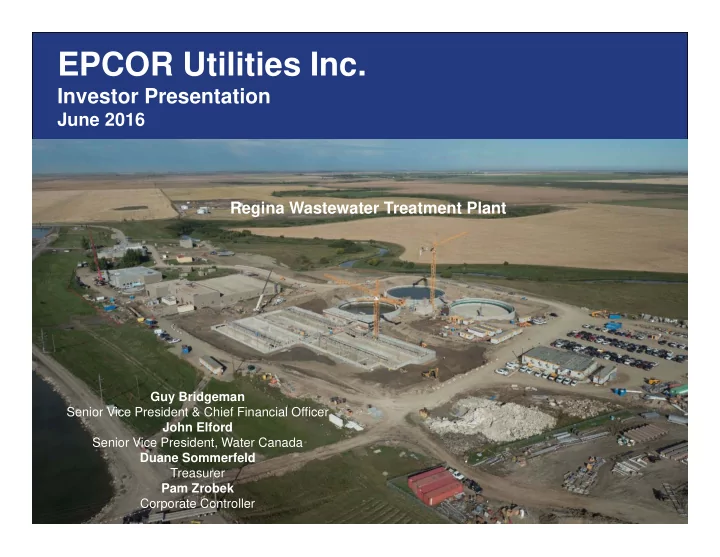 epcor utilities inc