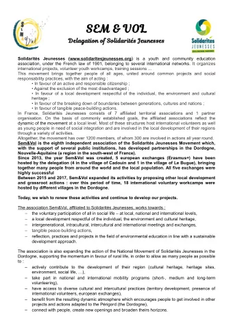 S  E  M  &amp;  V  O  L  De  l  a  g  a  t  i  o  n  o  f  S  o  l  i  d  a  r  i  t    s  J  e