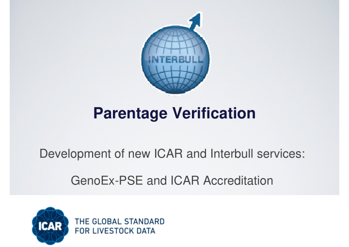 parentage verification