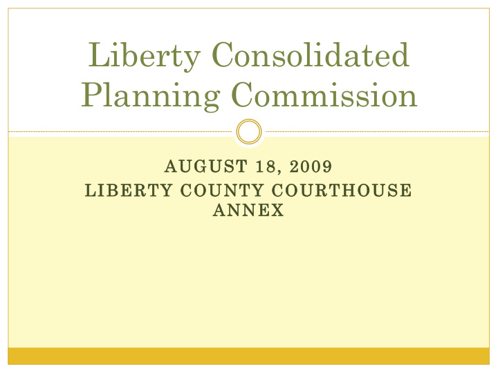 liberty consolidated planning commission