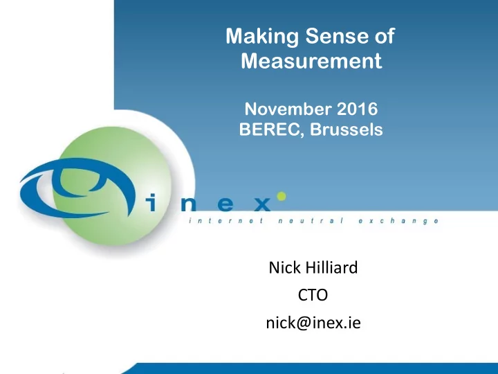making sense of measurement