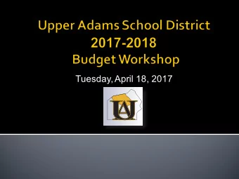 Tuesday, April 18, 2017  Wesley T. Doll, Superintendent  Belinda M. Wallen, Business