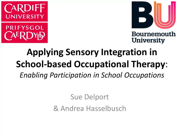 sue delport andrea hasselbusch learning outcomes after