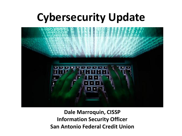 cybersecurity update