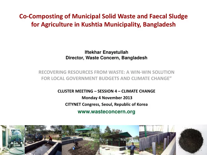 co composting of municipal solid waste and faecal sludge