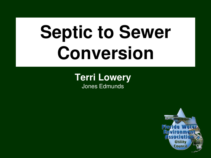 septic to sewer conversion