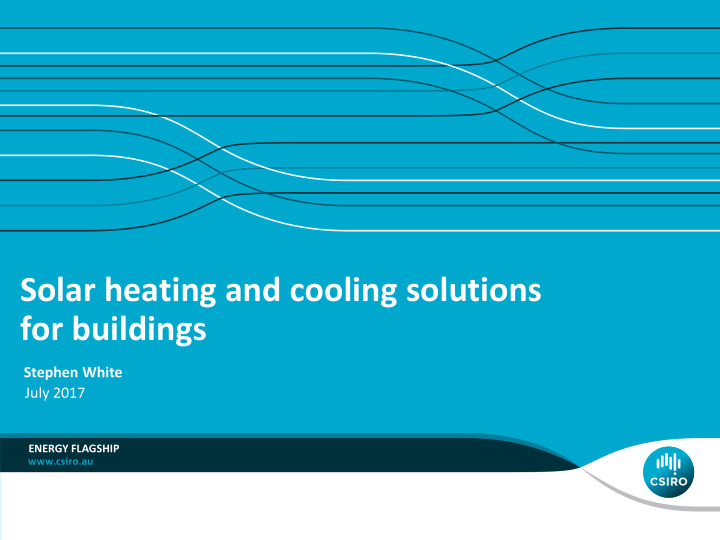 solar heating and cooling solutions for buildings