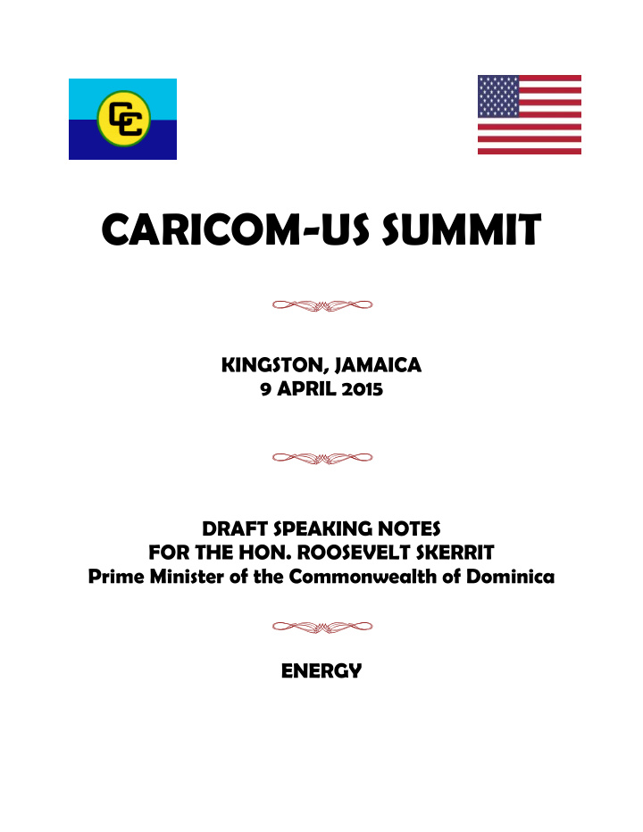 caricom us summit