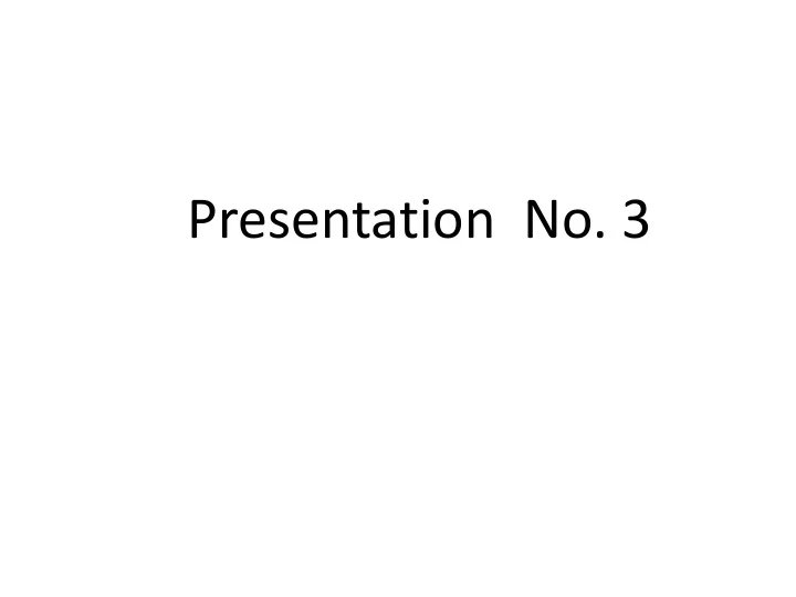presentation no 3 chapter 3 sabri cetinkunt