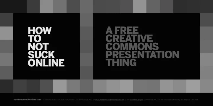 a free how creative to commons not presentation suck