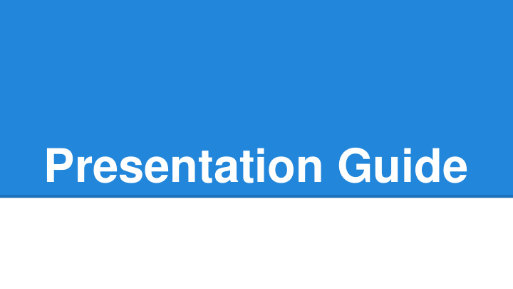 presentation guide simple steps