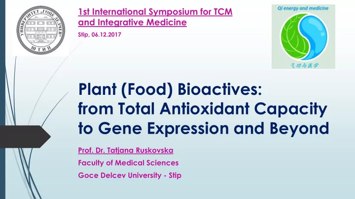 plant food bioactives