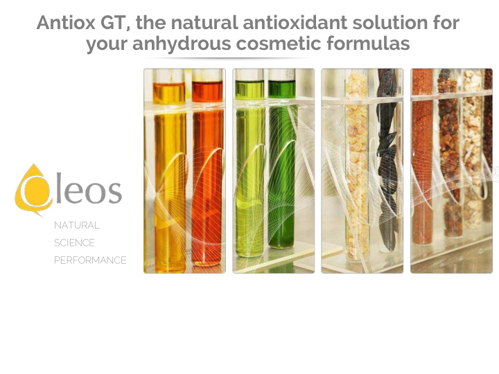 antiox gt the natural antioxidant solution for