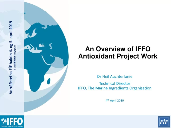 antioxidant project work