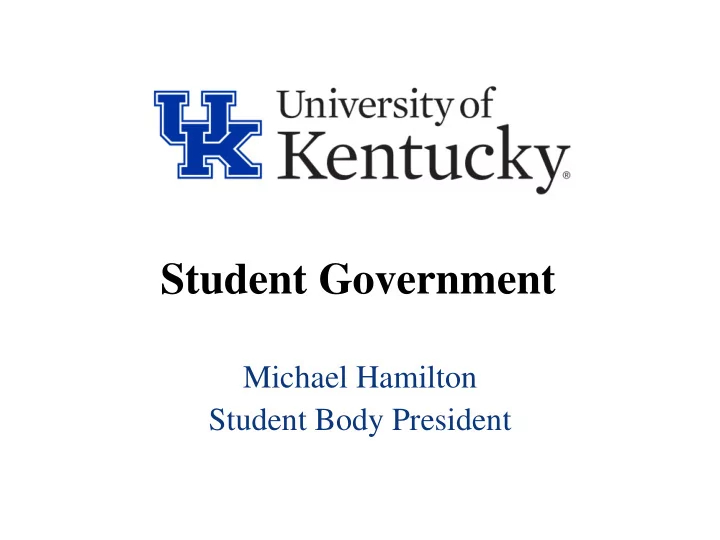 student government