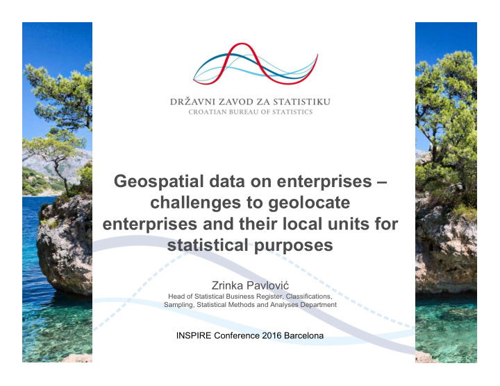 geospatial data on enterprises challenges to geolocate