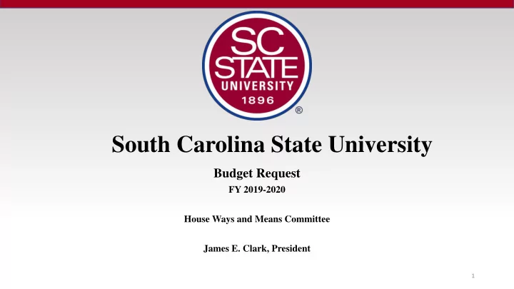 south carolina state university