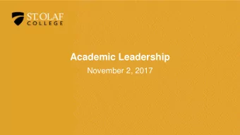 Academic Leadership  November 2, 2017  SRAP Goals  Develop a plan that includes:  Sufficient
