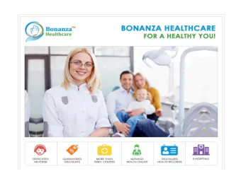 Benefits - Free Health Check-Up    Every Member of Bonanza Health Card is eligible for a FREE