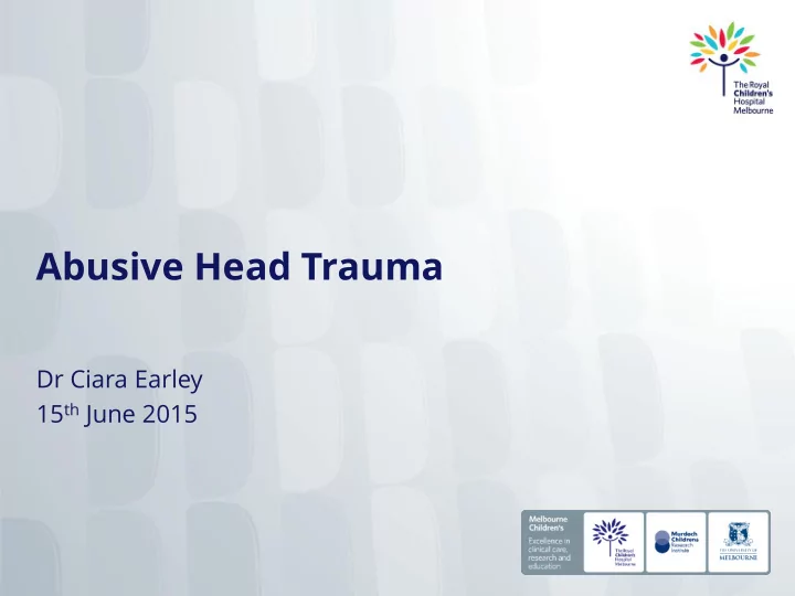 abusive head trauma