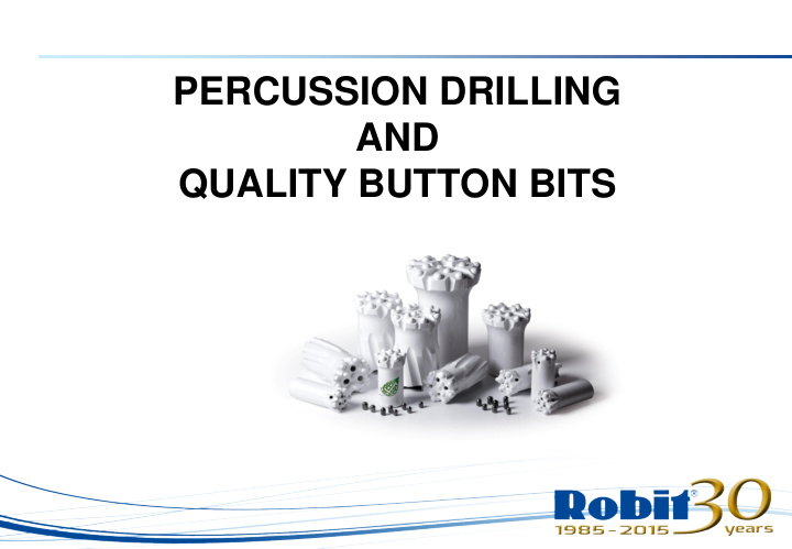 quality button bits drilling equipment