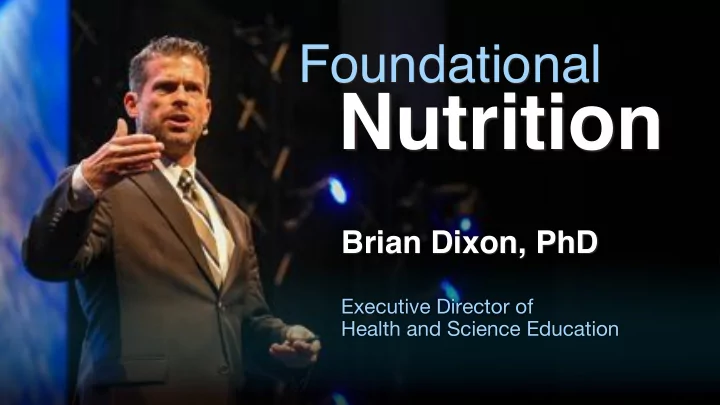 nutrition