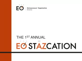 THE 1 ST ANNUAL  STAZCATION Agenda  Saturday, September 28th  8:00 AM  Full breakfast served*  8:30