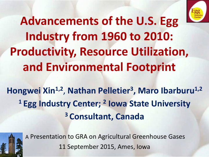 advancements of the u s egg industry from 1960 to 2010