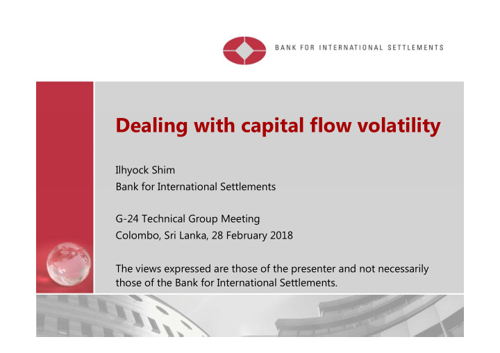 dealing with capital flow volatility