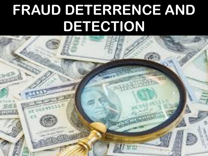 fraud deterrence and detection segregation of duties