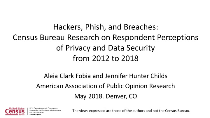 hackers phish and breaches census bureau research on