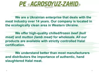 the ecologically clean area in Western Ukraine. We offer high-quality chilled/frozen beef (bull