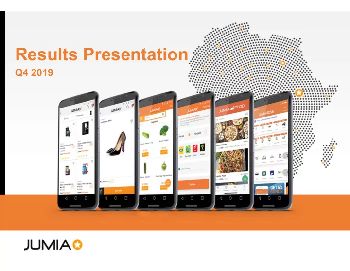 results presentation