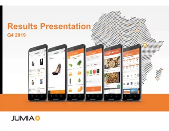 Results Presentation  Q4 2019  Disclaimer  Disclaimer  IMPORTANT NOTICE  IMPORTANT NOTICE  This