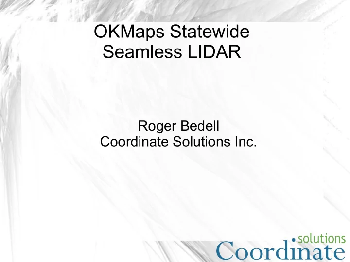okmaps statewide seamless lidar