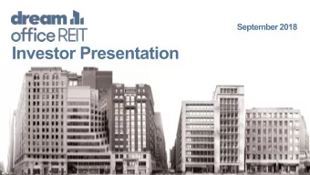 Dream Office - Historical Unit Price &amp; Key Events  $25.00  $24.00  Announcement of $1.7 B