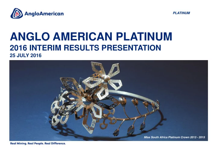 anglo american platinum
