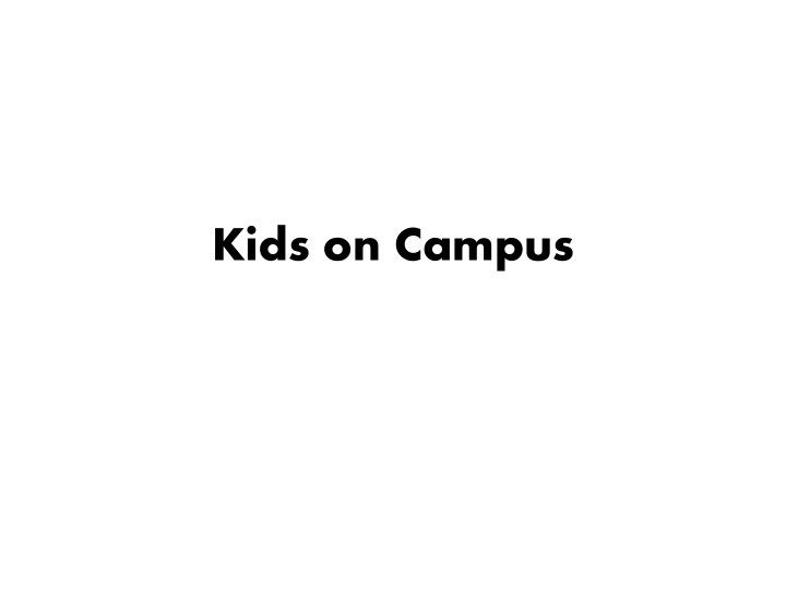 kids on campus koc overview