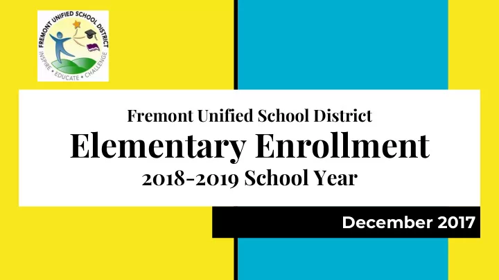 elementary enrollment