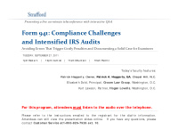 form 941 compliance challenges and intensified irs audits
