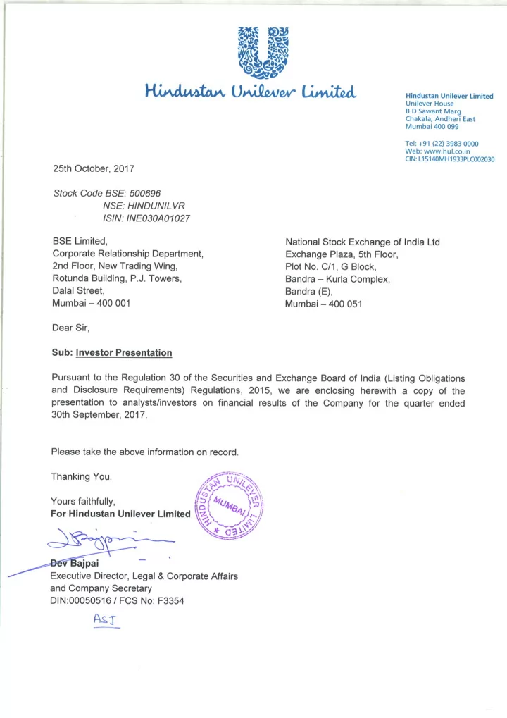 hindustan unilever limited
