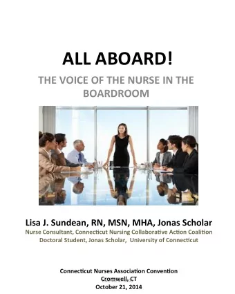 ALL  ABOARD!    THE  VOICE  OF  THE  NURSE  IN  THE    BOARDROOM