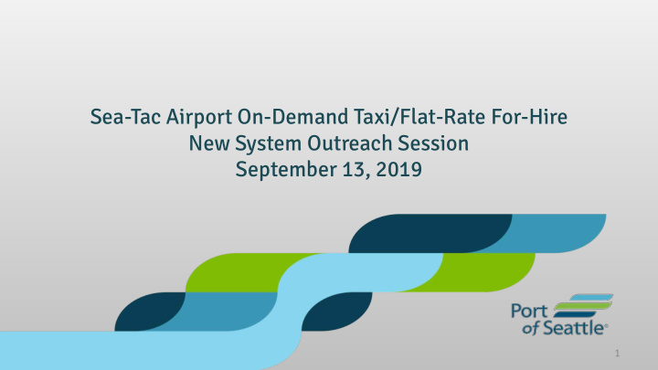 sea tac airport on demand taxi flat rate for hire new