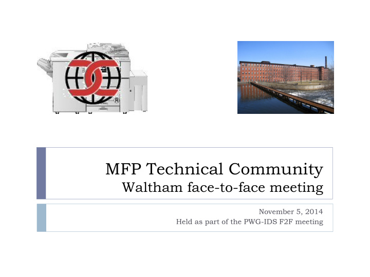 mfp technical community