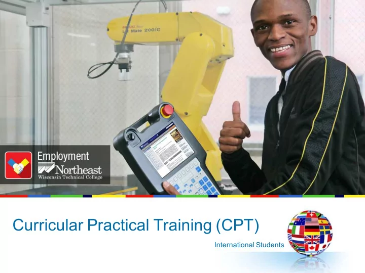curricular practical training cpt
