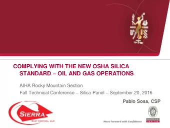 Name: Pablo Sosa  Occupation: Consultant with Bureau Veritas  Certification: Certified