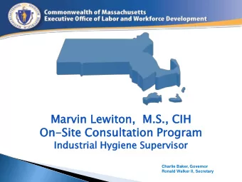 On-Si  On  Site  te Co  Consultation  sultation Pr  Progra  ogram  Industr  ustria  ial  l Hygi